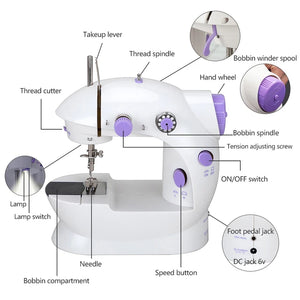 maquina portátil de coser